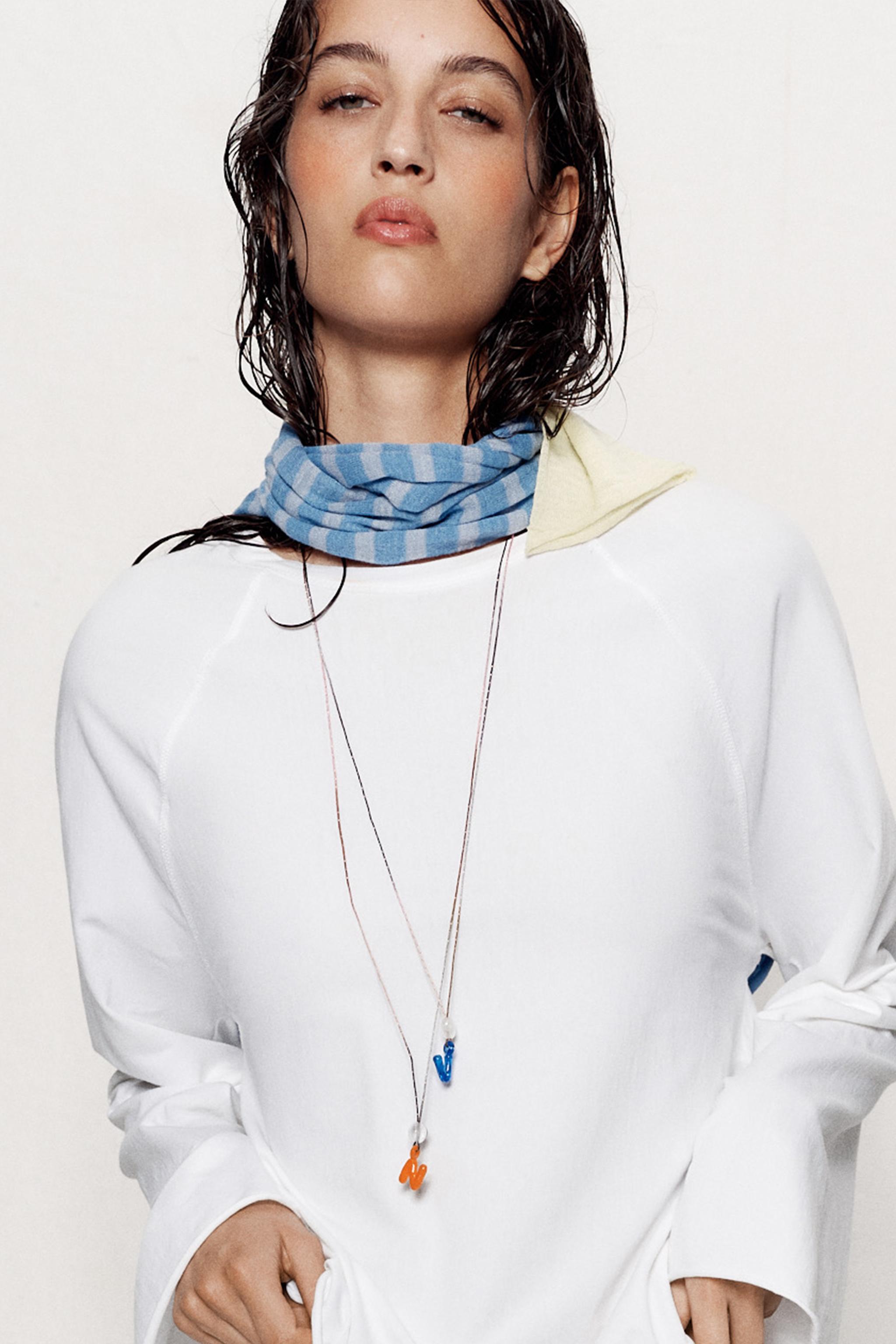 ALPHABET LETTER CORD NECKLACE